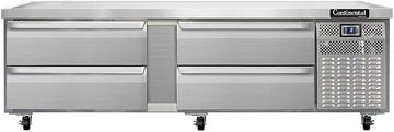 DL84GF Freezer Base Griddle Stand, Four Drawers