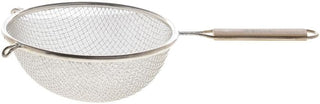 Browne Metal Double Mesh Strainer - 8"Dia x 3"D Bowl
