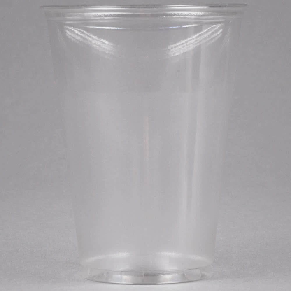 UltraClear TP10D 10 oz. Clear PET Plastic Cold Cup - 1000/Case By TableTop King
