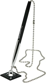 AbilityOne 7520014631990 - Rubberized Chain Pen - Medium Point - Black Ink