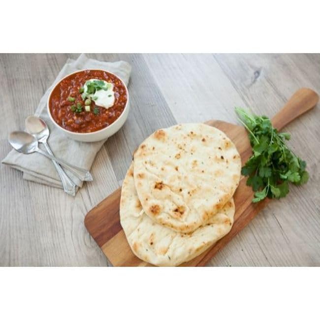 Garlic Tandoor Baked Flat Naan Bread -- 48 per case. by Stonefire – Pack of 48
