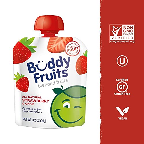 Buddy Fruits Fruit Variety Pack / 3.2 Ounce (Pack of 24) / 1 Fruit Cups