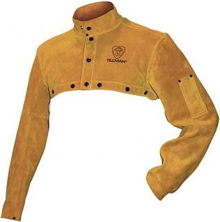 Tillman 3221 Bourbon Brown Side Split Cowhide Cape Sleeve, 3X-Large
