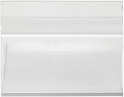 HUBERT Clear Plastic Easel - 1" H x 2" L, 12 per Bag