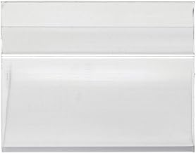 HUBERT Clear Plastic Easel - 1" H x 2" L, 12 per Bag