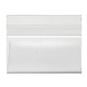 Clear Plastic Easel - 1" H x 2" L by HUBERT – Plastic, Clear, Pack of 12, Model 109041