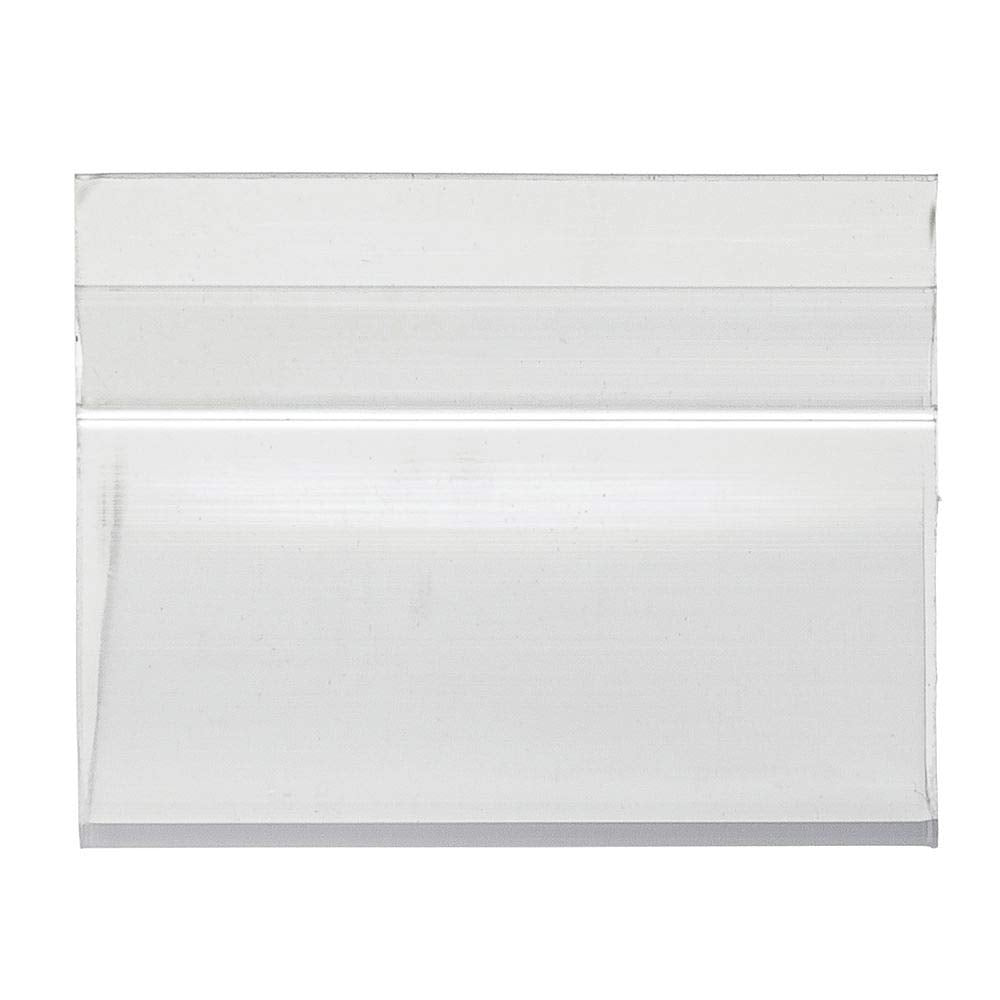 Clear Plastic Easel - 1" H x 2" L by HUBERT – Plastic, Clear, Pack of 12, Model 109041