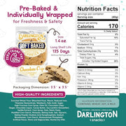 Darlington Snacks Chocolate Chip (Original) / 1.4 Ounce (Pack of 180) / Brown Chocolate Chip
