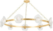 485-61-VGL Almandine - 10W 9 LED Chandelier-10 Inches Tall and 60.75 Inches Wide