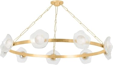 485-61-VGL Almandine - 10W 9 LED Chandelier-10 Inches Tall and 60.75 Inches Wide