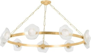 485-61-VGL Almandine - 10W 9 LED Chandelier-10 Inches Tall and 60.75 Inches Wide