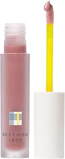 Beekman 1802 Oh Mega Milk Lip Oil, 0.14 fl oz | Squalane, Vitamin E & Goat Milk, Plumps & Hydrates Lips
