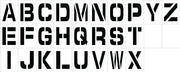 National Marker Corp. Individual Character Stencil 12 Inch Letter Set by NMC – Polyethlyene.060 (Stencils), Model PML12