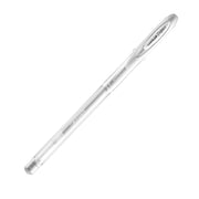 Signo Angelic Gel Ink Pen 0.7 mm by Uni-Ball – 3 Count (Pack of 1), Stainless Steel Tungsten Carbide, white, Model um-120ac