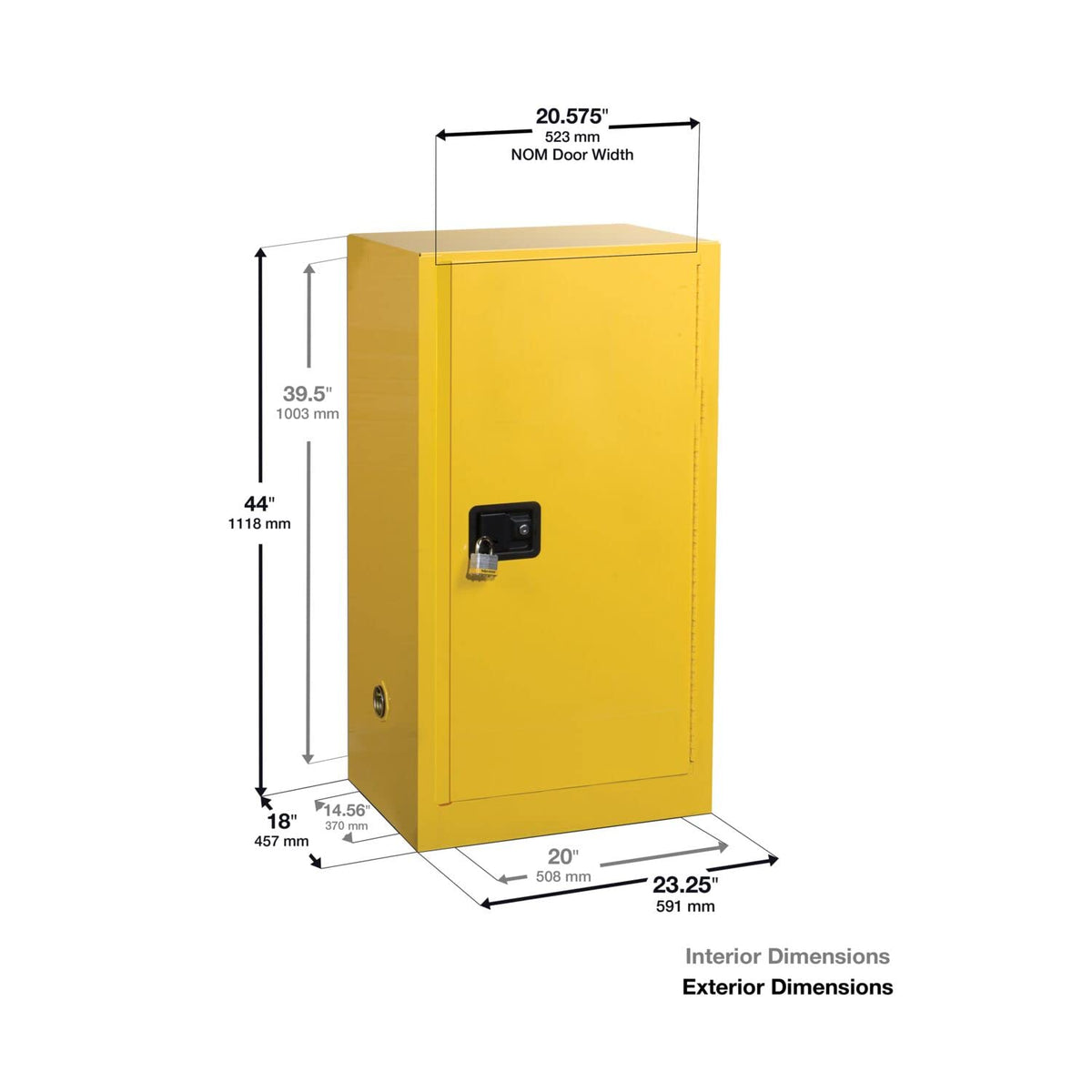 Justrite Red / 96 Gallon / Self-Close Cabinets