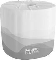 Pacific Blue Basic 2-Ply Embossed Toilet Paper (previously branded Envision), 19880/01, 550 Sheets Roll (Pack of 1)