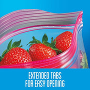 Ziploc Pink / 48 Count (Pack of 12) / 32.0 fluid_ounces Food Storage Bags