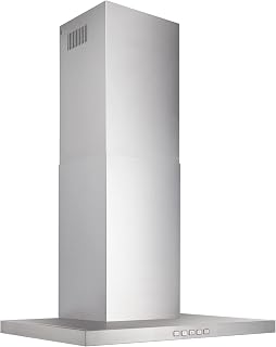 Broan-NuTone BWT1304SS T-Style Range LED Lighting Convertible Wall-Mount Kitchen Chimney Vent Hood, 30-Inch, Stainless Steel