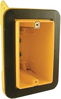 RACO 82011FBAR 1-Gang Nonmetallic Vapor Barrier Cable Box, 2-3/4 in. Deep, 1/2 in. Setback