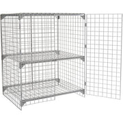 Global Industrial 4' x 2' x 5' / Gray / Industrial Storage Lockers
