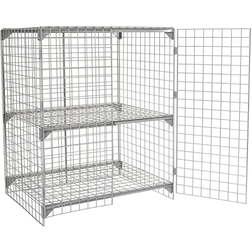 Global Industrial 4' x 2' x 5' / Gray / Industrial Storage Lockers