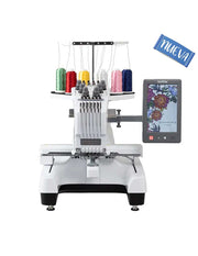 Entrepreneur PR680W 6 Needle Multi Embroidery Machine by Brother – Plastic Stainless Steel, White, Model SAPR6BOOK
