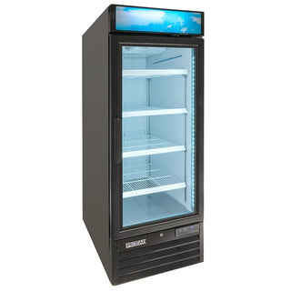 28 3/10" One Section Display Freezer w/Swing Doors - Bottom Mount Compressor by MOTAK – 29.90x36.70x83.10, In Description, Check Images, Model MGD-1DF-26-HC
