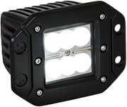 Buyers Products 3" Square LED Clear Recessed Flood Light, 6 LEDs, 1,620 Lumens, Blunt Cut Lead Connection, Stud Mount, Work Light for Trucks, Trailers, RVs, Tractors & More