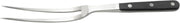 Winco 6" Black Stainless Steel Curved Fork, Professional Kitchen