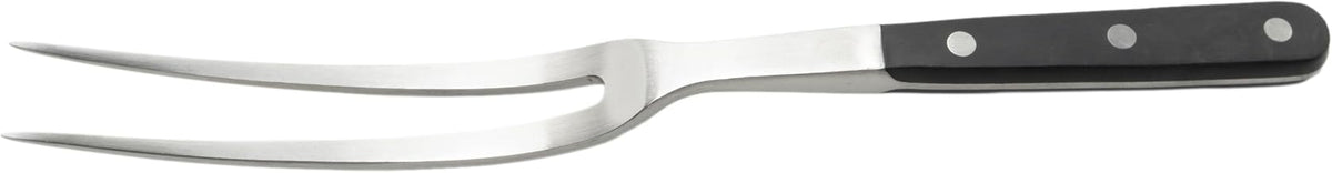 Winco 6" Black Stainless Steel Curved Fork, Professional Kitchen