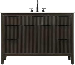 48" Single Bathroom Vanity in Chocolate Oak