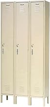 Single Tier Locker by Global Industrial – Alloy Steel, Tan, Model 652041TN