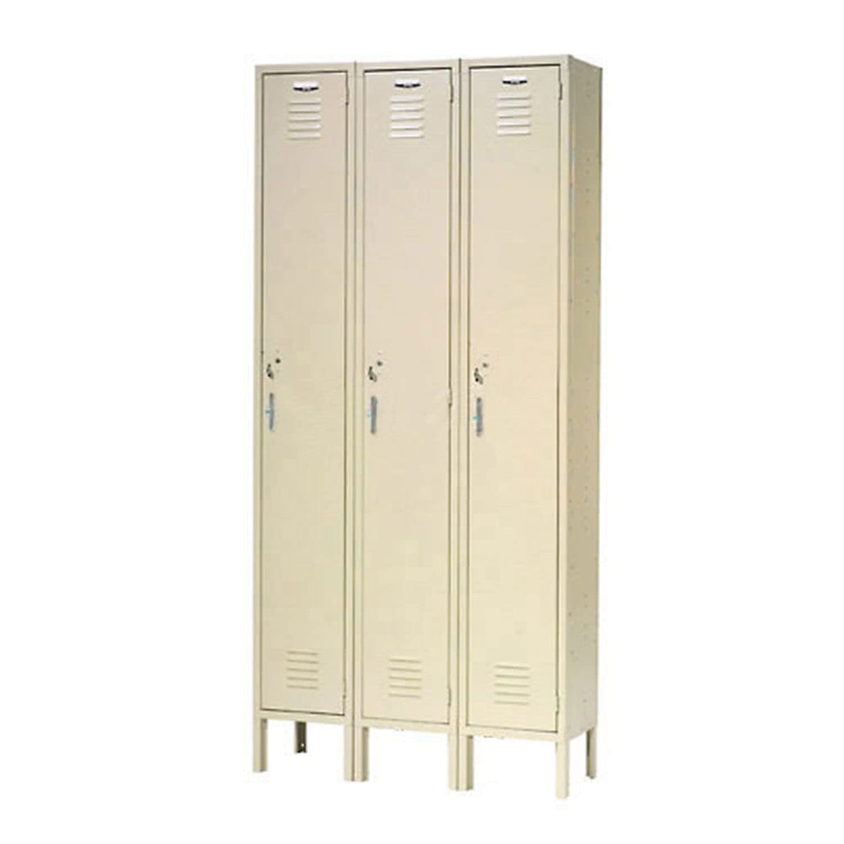 Single Tier Locker by Global Industrial – Alloy Steel, Tan, Model 652041TN