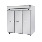 Beverage-Air HF3-5S 78" Horizon Series Three Section Solid Door Reach-In Freezer 74 cu.ft. capacity Stainless Steel Front Gray Painted Sides Aluminum by Beverage Air – Model HF35S