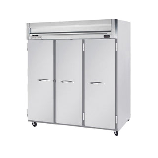 Beverage-Air HF3-5S 78" Horizon Series Three Section Solid Door Reach-In Freezer 74 cu.ft. capacity Stainless Steel Front Gray Painted Sides Aluminum by Beverage Air – Model HF35S