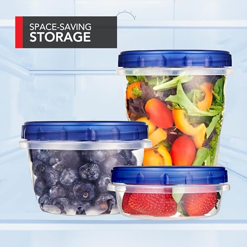 Stock Your Home 21 Count / Blue / 32.0 ounces Container Sets