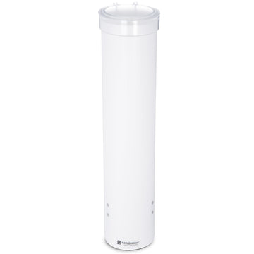 Cup Dispenser by San Jamar – 4-10 oz, 0.0 ounces, Plastic, White, Model C3165WH