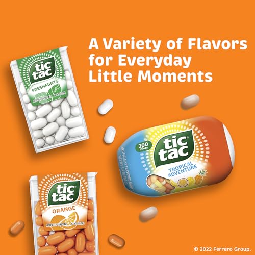Tic Tac Orange / 3.4 Ounce (Pack of 48) / Mints Candy & Mints