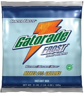 GATORADE - 2-1/2 GAL GLACIER FREEZEPOWDER 32-21OZ. PKGS - 308-33677