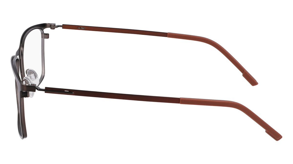 Eyeglasses E 1144 071 Matte Gunmetall/Sepia by Flexon – Metal, Matte Gunmetall/Sepia, Model FLEXON E1144