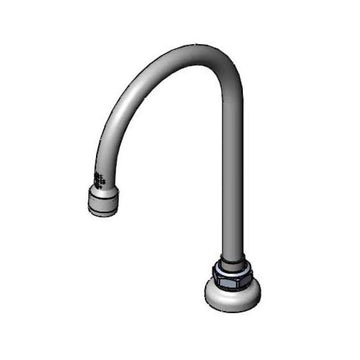 Swivel Gooseneck by T&S Brass – not_applicable, Brass, White, Model B-0546