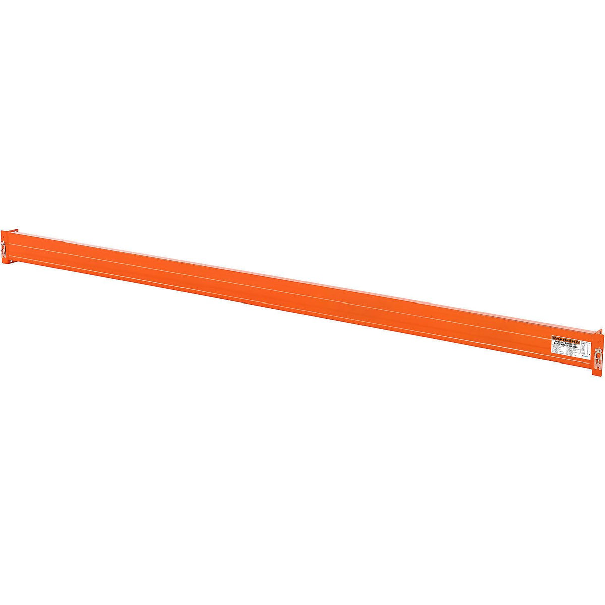 Global Industrial Unslotted Pallet Rack Beam – 120" L x 5-1/2"H, 5630 lbs Capacity, Set of 2
