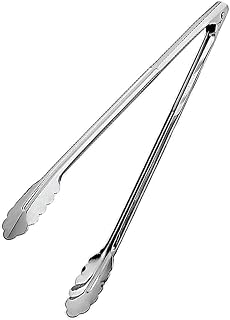 PADERNO World Cuisine stainless steel serving tongs, 11 7/8"