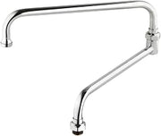 T&S Brass 069X Double Joint Swing Nozzle, 12-Inch Back Section, 12-Inch Front Section, 24-Inch Overall Length