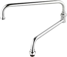 T&S Brass 069X Double Joint Swing Nozzle, 12-Inch Back Section, 12-Inch Front Section, 24-Inch Overall Length