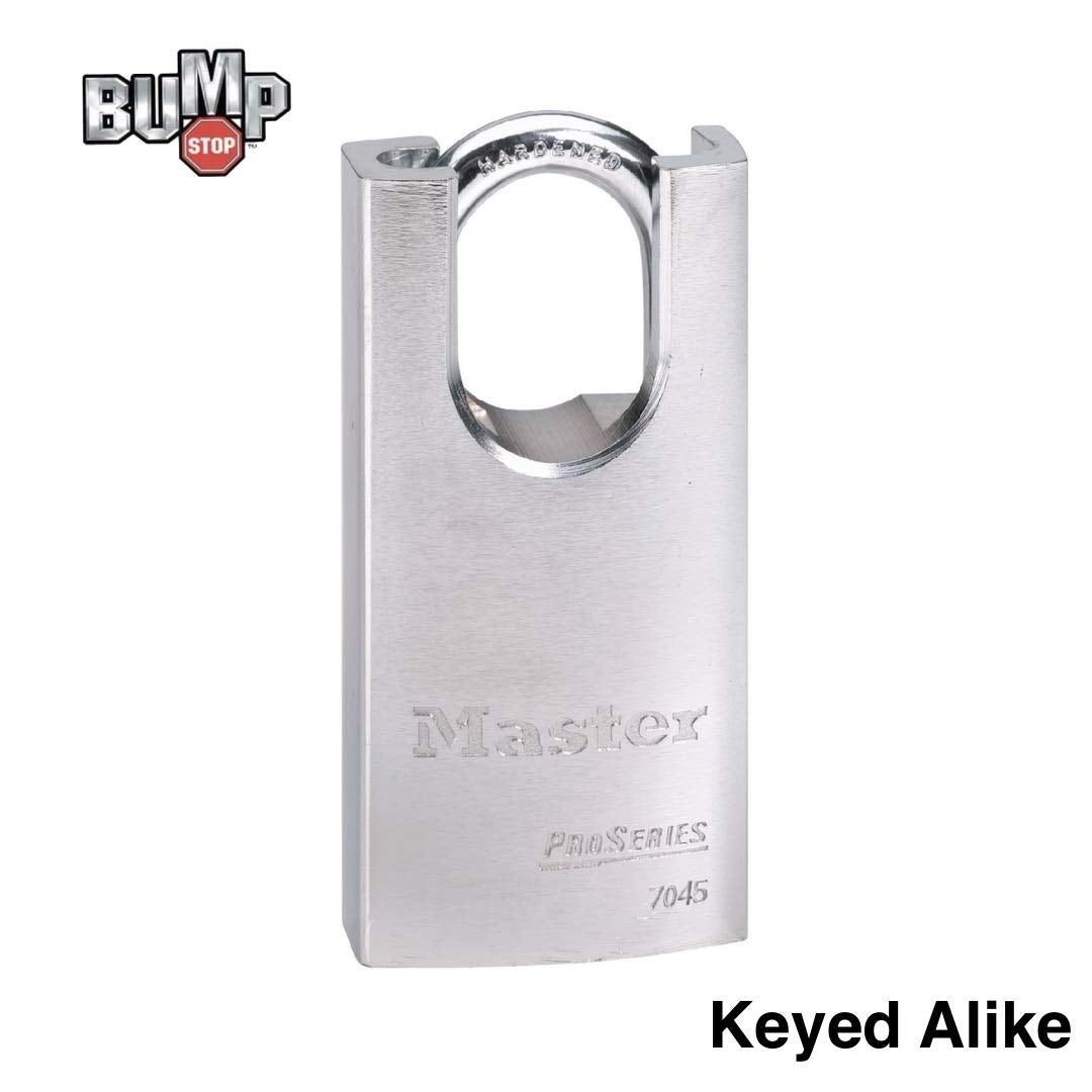 Master Lock 1 Pack / Steel / 1 Keyed Padlocks