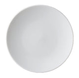 Ventana Round Coupe Plate by Vertex China – Large, Porcelain White, Pack of 12, Model AV-C21
