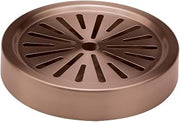 Service Ideas DT6BSRG Drip Tray, 6" Diameter x 1" H, Rose Gold Finish (Case of 48)