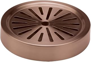 Service Ideas DT6BSRG Drip Tray, 6" Diameter x 1" H, Rose Gold Finish (Case of 48)
