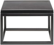 HUBERT Black Display Riser with Black Top - 7" H